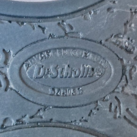 Dr. Scholl's Betcha sandal  black leather top tan bottom women's size 5 - Picture 10 of 12